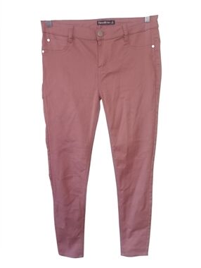 Tinseltown Womens Dusty Rose Stretch Soft Skinny Jeans Size 9 NWOT